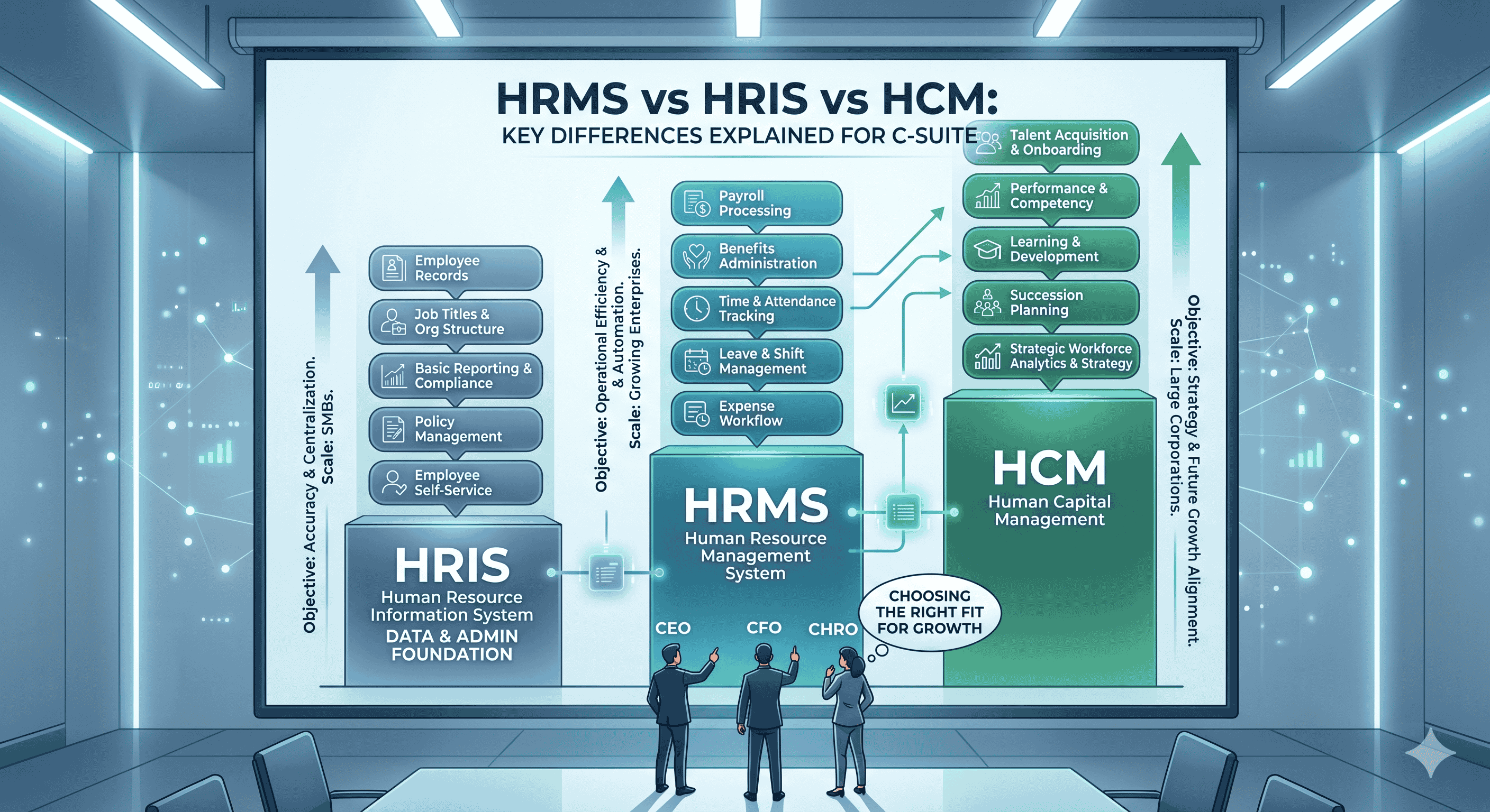 Understanding the Basics: What Are HRMS, HRIS & HCM?