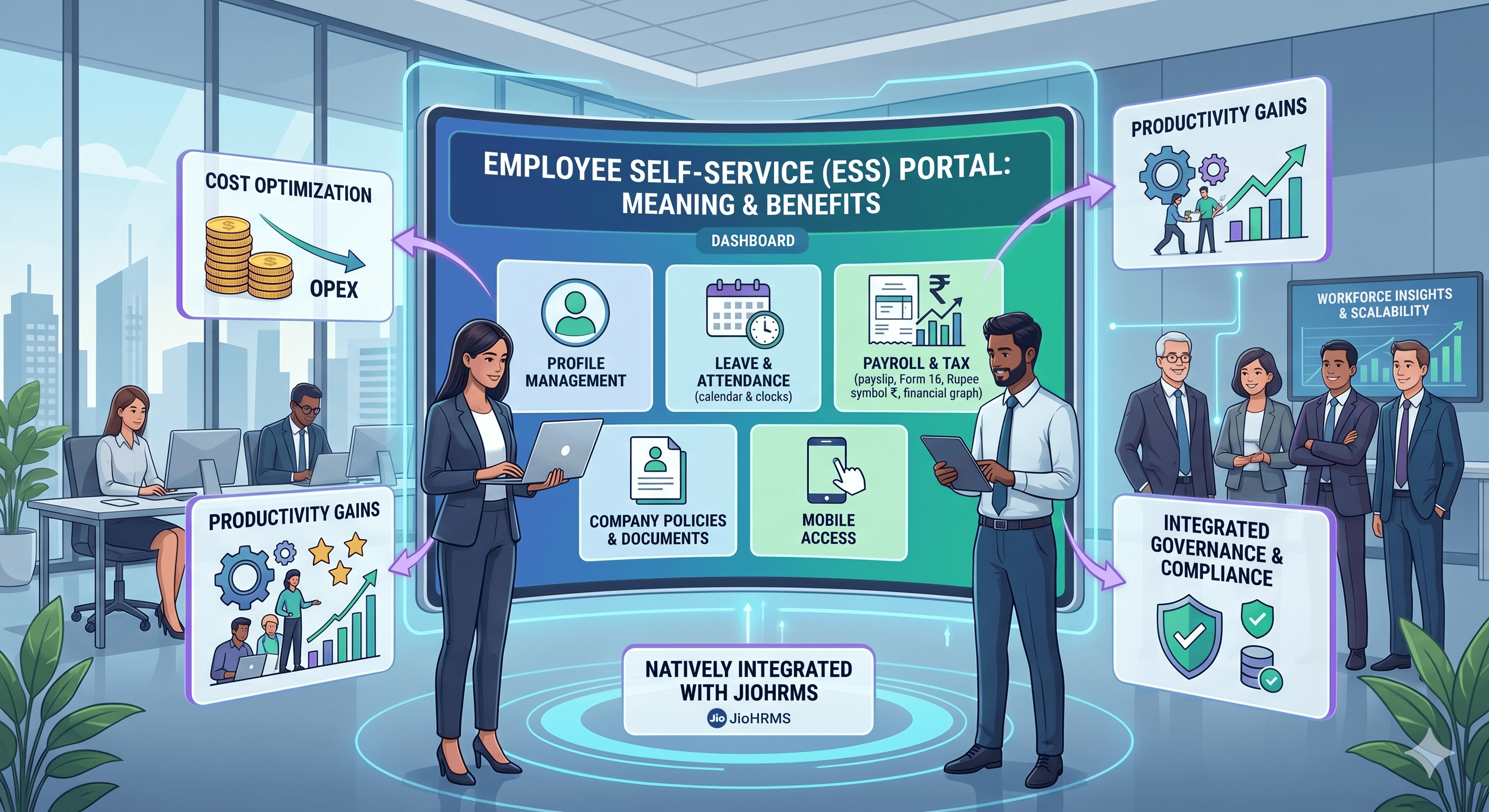 Employee Self-Service (ESS) Portal: Meaning & Benefits