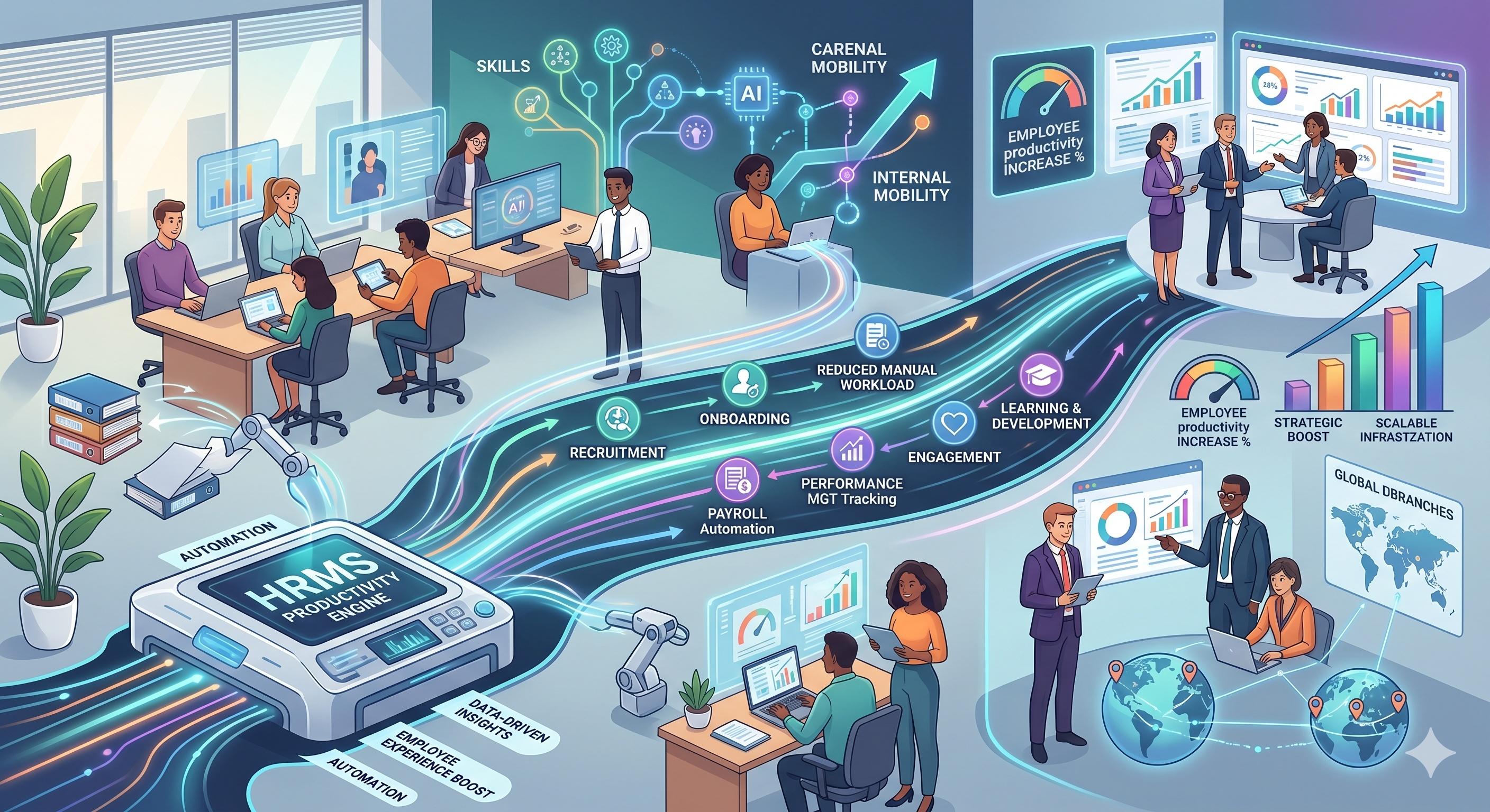 How HRMS Improves Employee Productivity?